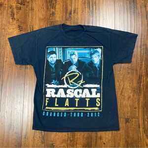 RASCAL FLATTS Changed Tour 2012 Shirt Country Music Graphic Tee Size XL